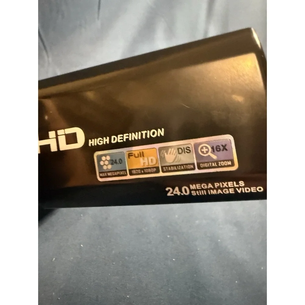 Digital Video Camera HDV-201LM Camcorder With Case Needs Battery Tested